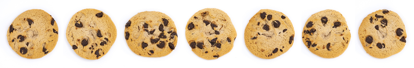 Low sugar chocolate chip cookies