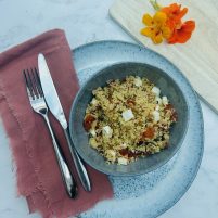 Roasted Vegetable, Feta & Couscous Salad (Meal Prep for Easy Lunches)