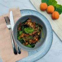 Chicken, Chickpea, Apricot & Spinach Tagine (Iron-Rich & Family-Friendly)