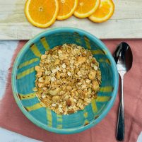 Orange & Cinnamon Granola (Skin- and Gut-Friendly)